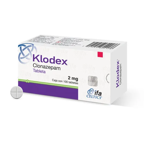 Comprar Klodex 2 Mg 100 Tabletas