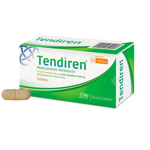 Comprar Tendiren 125/10.62 Mg/50 Mcg Con 60 Tabletas