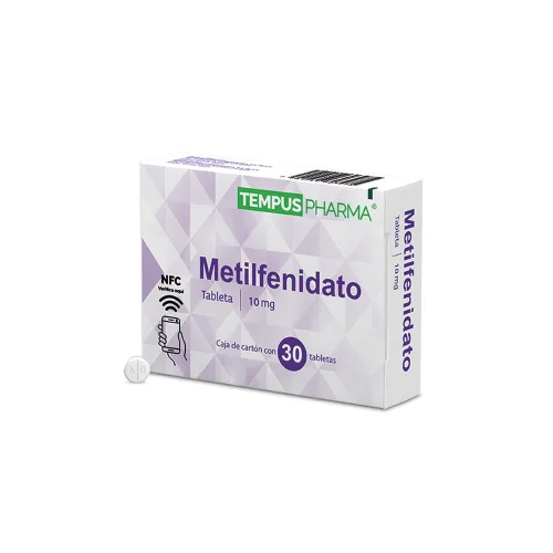 Metilfenidato 10 mg 30 tabletas – TEMPUS