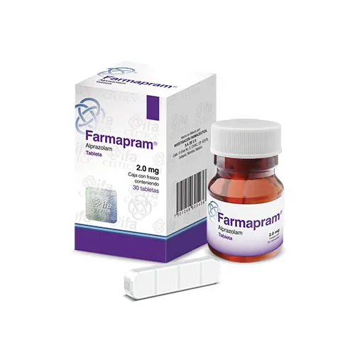 Farmapram 2 mg con 30 Tabletas