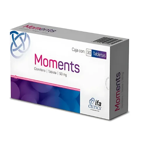 Moments 50 mg con 30 Tabletas