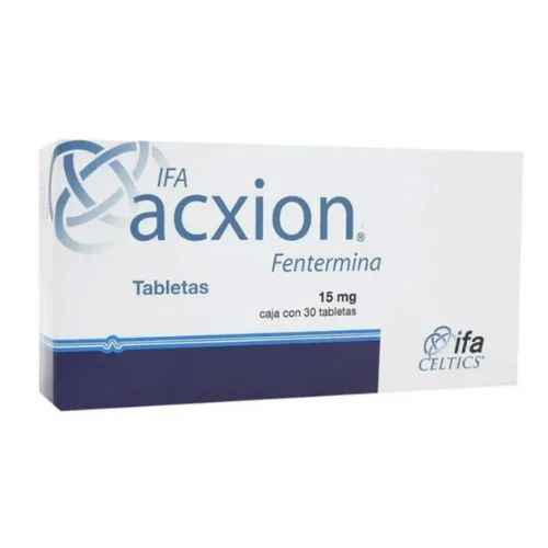 Acxion 15 mg Tabletas C30 (Fentermina)