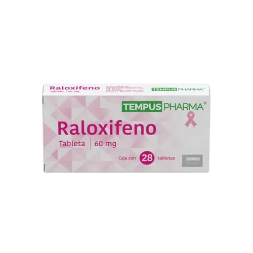 Raloxifeno 60 mg con 28 Tabletas