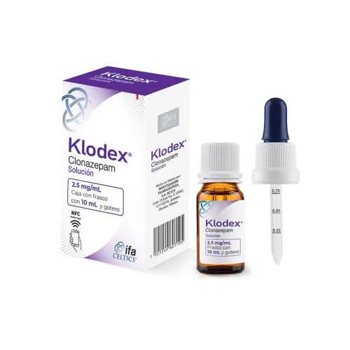 Klodex Gotas 2.5 mg con 10 ml