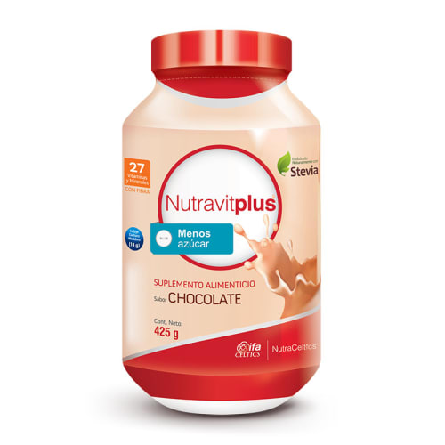 Comprar Nutravit Plus Red Bajo En AzÚCar Suplemento Alimenticio Sabor Chocolate Polvo Con 425 Gr