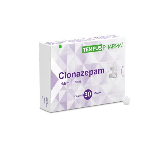 Comprar Clonazepam 2 Mg Con 30 Tabletas