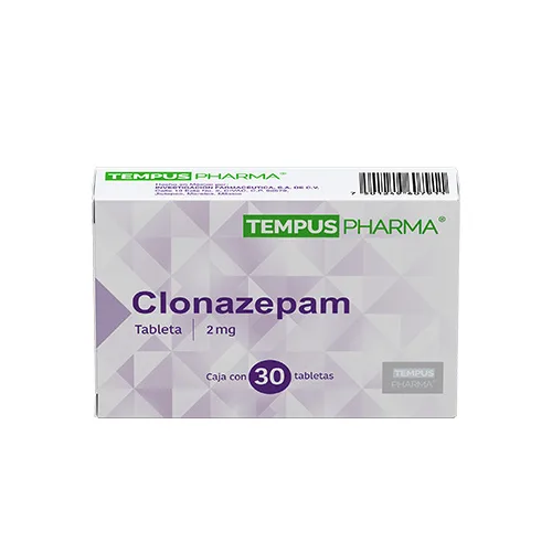 Clonazepam 2 Mg Con 30 Tabletas (Tempus Pharma)