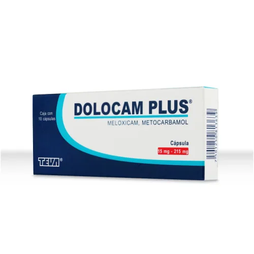 Dolocam Plus 15/215 Mg Con 10 Cápsulas