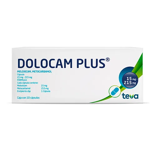 Dolocam Plus 15/215 Mg Con 10 Cápsulas