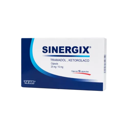 comprar Sinergix 10/25 Mg Con 10 Cápsulas