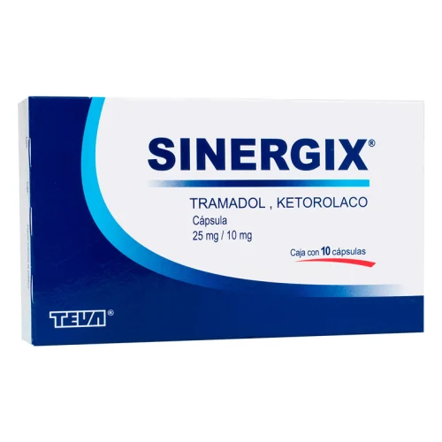 Comprar Sinergix 10/25 Mg Con 10 Cápsulas