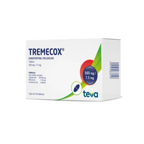 Tremecox 300/7.5 Mg Con 20 Tabletas