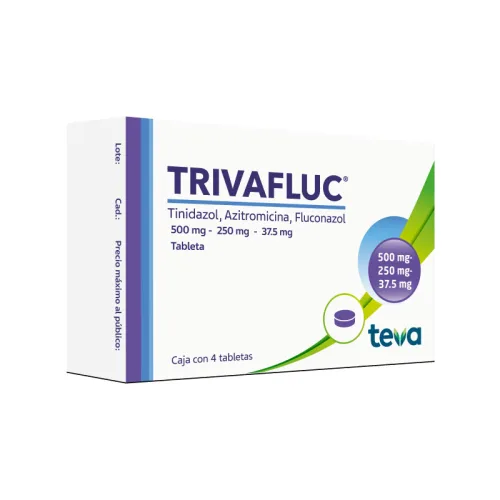 Comprar Trivafluc 500/250/37.5 Mg Con 4 Tabletas