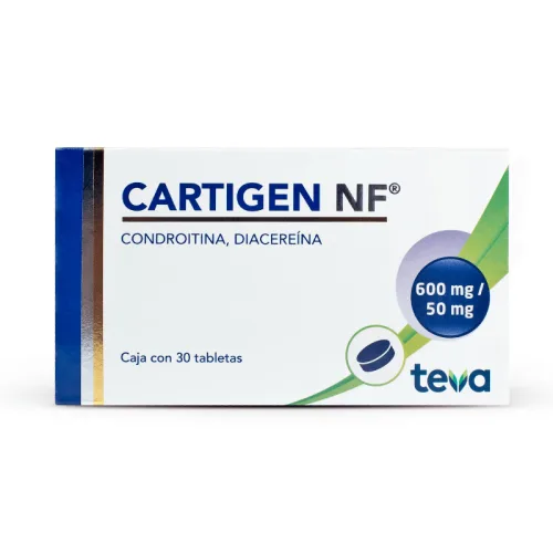 Comprar Cartigen Nf 50/600 Mg Con 30 Tabletas