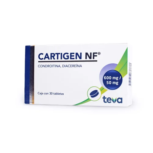 Cartigen Nf 50/600 Mg Con 30 Tabletas