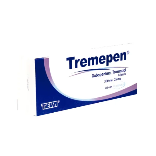 Tremepen 300/25 Mg Con 30 Cápsulas
