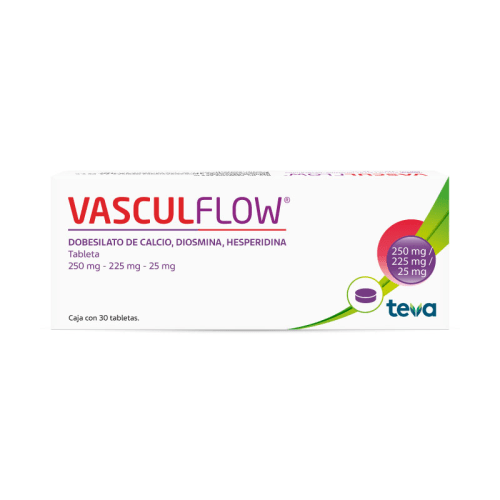 comprar Vasculflow 250/225/25 Mg Con 30 Tabletas