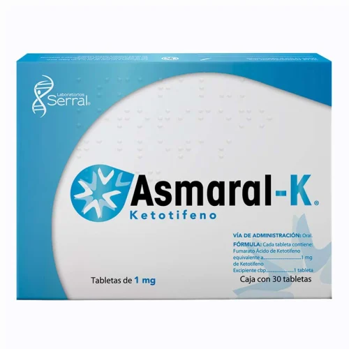 Asmaral-K 1 Mg Con 30 Tabletas