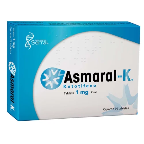 Asmaral-K 1 Mg Con 30 Tabletas