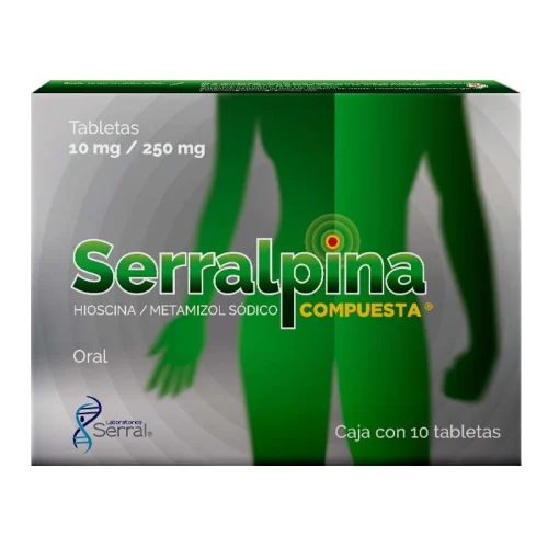 Serralpina Compuesta 10/250 Mg Con 10 Tabletas