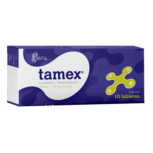 Tamex 5/ 25 Mg Con 10 Tabletas