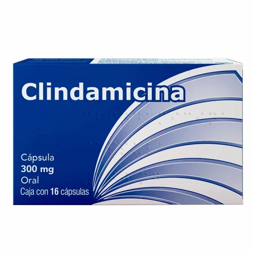 Comprar Clindamicina 300 Mg Con 16 Cápsulas