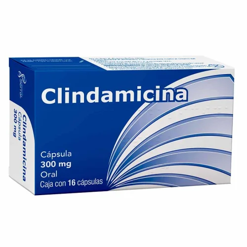 Clindamicina 300 Mg Con 16 Cápsulas (Serral)
