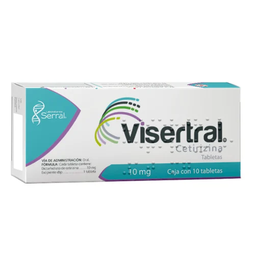 Visertral 10 Mg Con 10 Tabletas