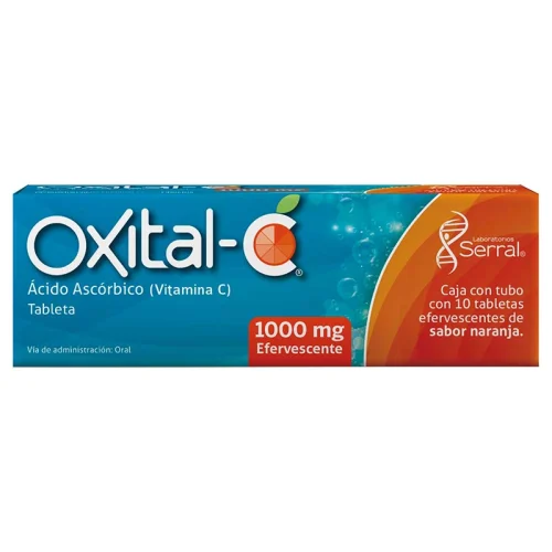 Oxital C 1 g 10 tab. efervescentes (Vitamina C)