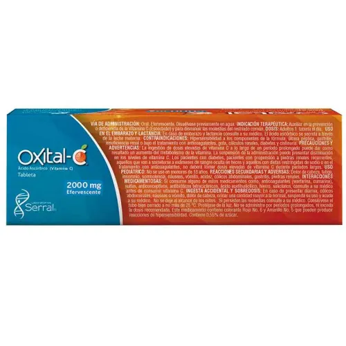 Comprar Oxital-C 2 G Con 10 Tabletas