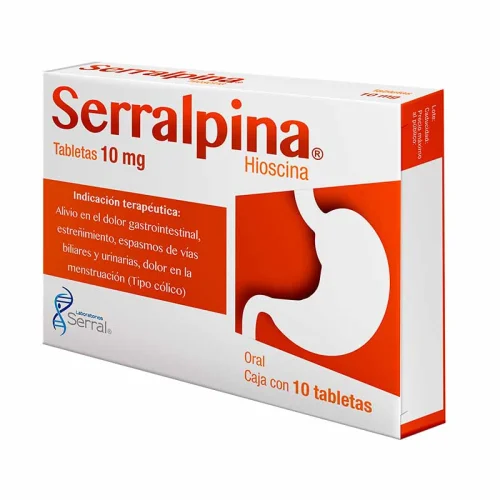 Serralpina 10 Mg Con 10 Tabletas