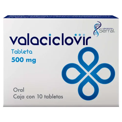 Comprar Valaciclovir 500 Mg Con 10 Tabletas