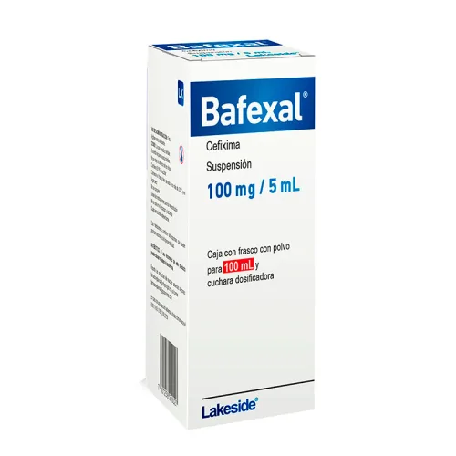 Bafexal Cefixima 100 Mg Suspensión Con 100 Ml