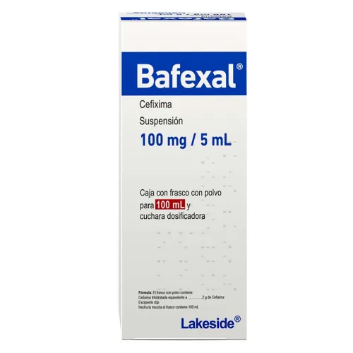 Comprar Bafexal 100 Mg Suspensión Con 100 Ml