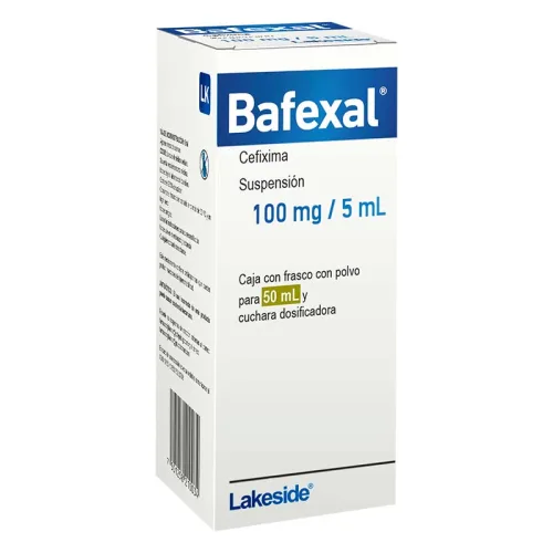 Bafexal Cefixima 100 Mg Suspensión Con 50 Ml