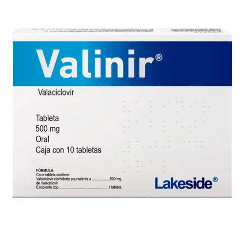 Valinir 500 Mg Con 10 Tabletas
