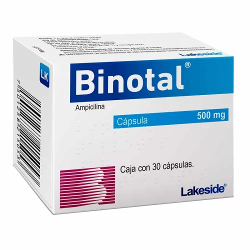 Comprar Binotal 500 Mg Con 30 Cápsulas