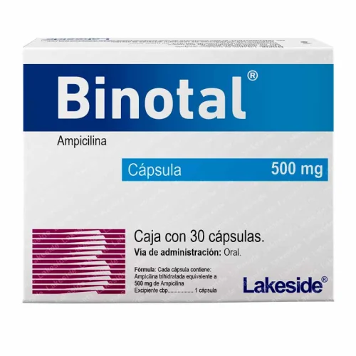 Comprar Binotal 500 Mg Con 30 Cápsulas