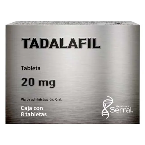 Tadalafil 20 Mg Con 8 Tabletas