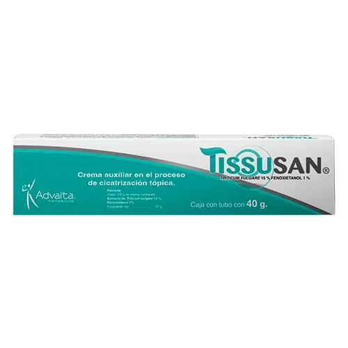 Tissusan Triticum Vulgare Fenoxietanol 15% / 1% Crema Con 15 G