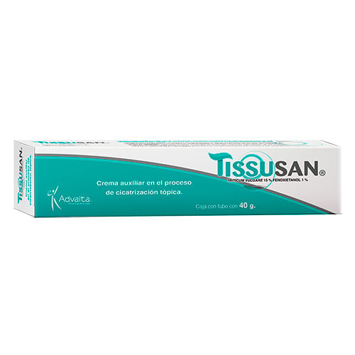Tissusan Triticum Vulgare Fenoxietanol 15% / 1% Crema Con 15 G