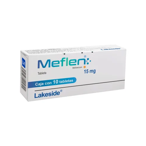 Meflen Meloxicam 15 Mg Con 10 Tabletas