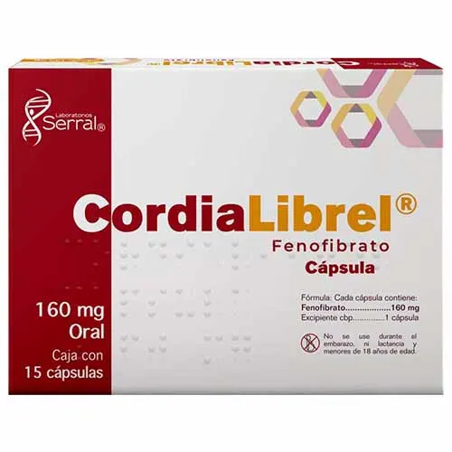 Cordialibrel 160 Mg Con 15 Cápsulas