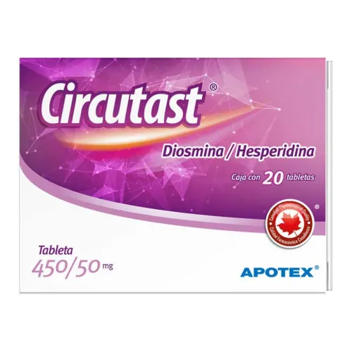 Comprar Circutast 450/50 Mg Con 20 Tabletas