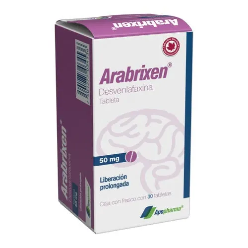 Desvenlafaxina 50 Mg Con 30 Tabletas