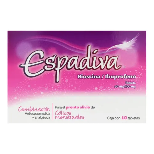 Comprar Espadiva 20/400 Mg Con 10 Tabletas