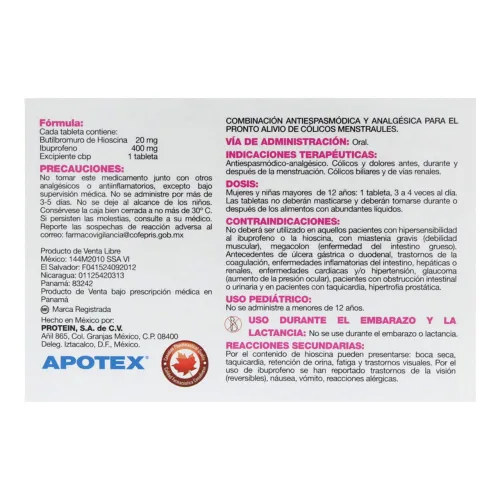 Comprar Espadiva 20/400 Mg Con 10 Tabletas