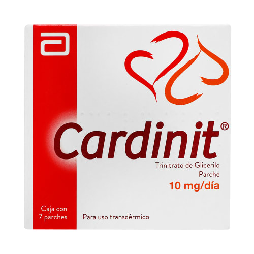 Comprar Cardinit 10 Mg Con 7 Parches