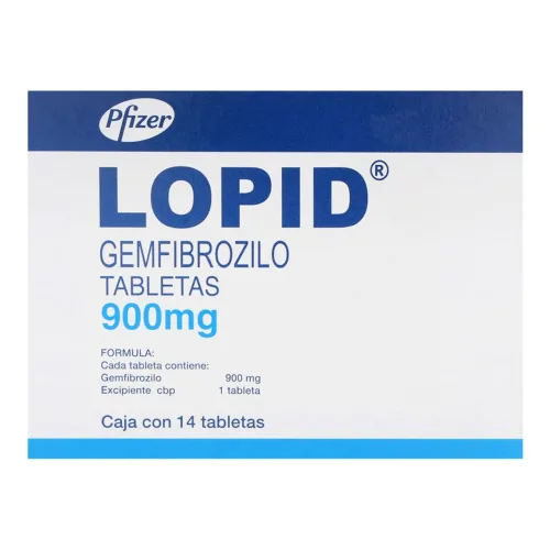 Comprar Lopid 900 Mg Con 14 Tabletas