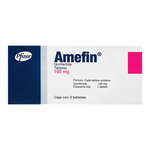 Amefin 100 Mg Con 3 Tabletas